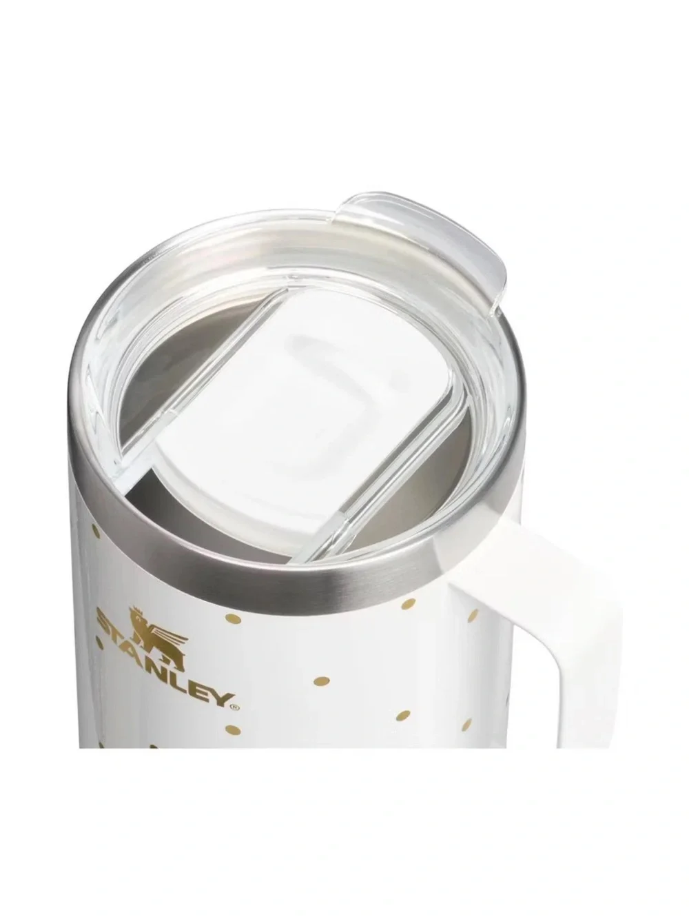 STANLEY 1913 Stanley 24 oz Stainless Steel Everyday Mug Frost Polka Dot NEW - Picture 3 of 3